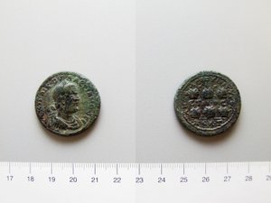 Moneta di Valeriano, Imperatore di Roma; Gallieno, Imperatore di Roma da Anazarbo da Unknown