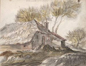 Cottage (recto); Capanno (verso)