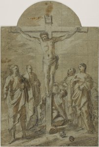 Crocifissione con santi da Unknown