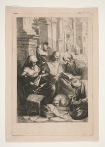 Dettaglio dal Battesimo di Santa Lucilla da Unknown