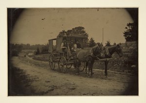 Famiglia in un carro