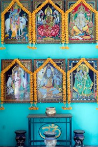 Divinità indù, Tempio Sri Thenday Yutthapani, Ho Chi Minh City, Vietnam