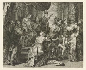Il giudizio di Salomone da Unknown