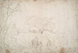 Paesaggio con Carovana da Unknown