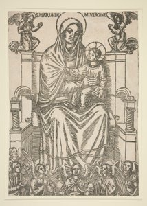 Madonna col Bambino in Trono da Unknown