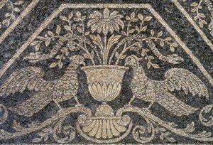 Mosaico e decorazioni murali, Ninfeo a Villa Litta Visconti Borromeo Arese, Lainate, Lombardia, Italia da Unknown