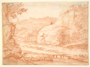 Paesaggio Montuoso con Ruscello da Unknown