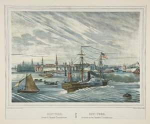 New-York. Arrivo del Transatlantico. da Unknown
