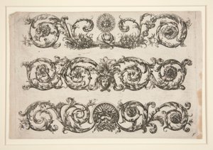 Design Ornamentale con Arabeschi Floreali (Sole) da Unknown