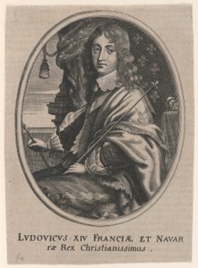 Ritratto di Luigi XIV, Re di Francia e Navarra (Ludovicus XIV Franciae et Navarrae Rex Christianissimus) da Unknown