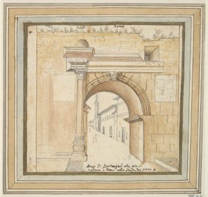 Arco portoghese a Roma da Unknown