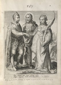 Quos connectit amor verus (Allegoria del Matrimonio Fedele) da Unknown