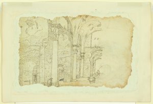 Rovine delle Terme di Diocleziano (recto); Un