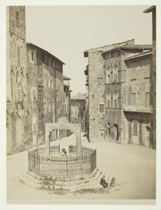 San Gimignano, Piazza Cavour cisterna della cisterna da Unknown