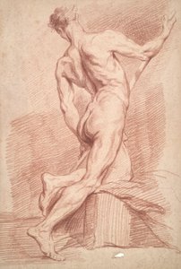 Studio di nudo maschile da Unknown