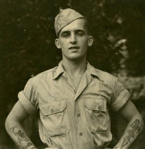 Soldato americano tatuato, c.1941