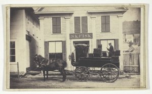 Senza titolo (negozio S.K. Fisk con carro di consegna)