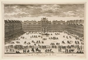 Veduta di Place Royale a Parigi da Unknown