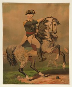 Washington alla battaglia di Trenton da Unknown