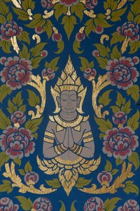 Wat Ampharam, Hua Hin. Decorazione del tempio. Thailandia da Unknown