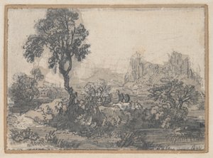 Paesaggio boschivo da Unknown