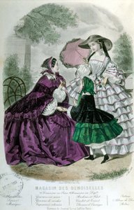 2 donne e 1 ragazza - in Magazine des Demoiselles da Unknown artist