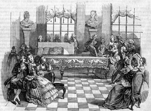 Un concerto nel XVIII secolo da Unknown artist