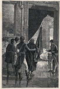 Una deputazione di Carbonari, la società segreta nazionalista, viene presentata a Ferdinando I delle Due Sicilie (precedentemente Ferdinando IV di Napoli) 1820
