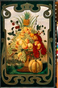 Insegna di un negozio di frutta, inizio del XX secolo (dipinto)