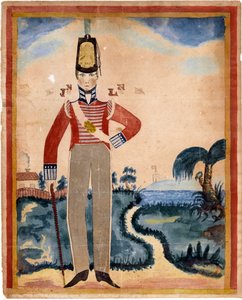 Un soldato del 7° Reggimento di Fanteria (Royal Fusiliers) nei Caraibi da Unknown artist