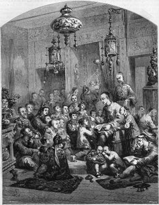 Una scuola in Cina nel 1858