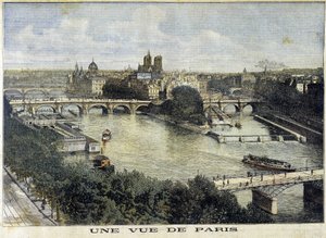 Una vista di Parigi - in “Il Piccolo Giornale” da Unknown artist