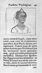 Una donna ha la pelle nera. Pagina tratta da 