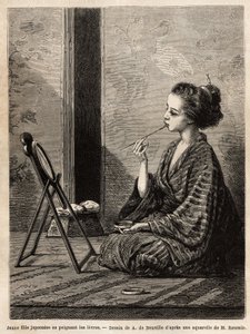 Una giovane ragazza di Yedo (o Edo, l