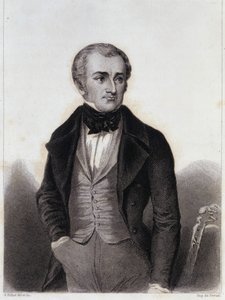 Adolphe Thiers (1797-1877) - incisione in "Histoire de la vie politique et privée de Louis Philippe" da Unknown artist
