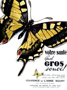 Pubblicità della bevanda ringiovanente dell