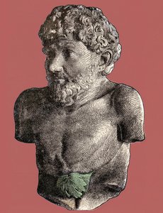 Esopo - Busto del favolista greco Esopo (circa 620-circa 564 a.C.) da Unknown artist