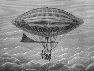 Aerostato elettrico dei fratelli Gaston e Albert Tissandier. In 