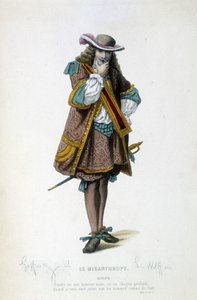 Alceste in "Il misantropo" di Molière