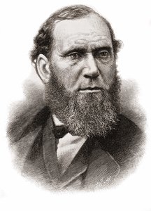 Allan Pinkerton (1819-1884), detective americano di origine scozzese da Unknown artist