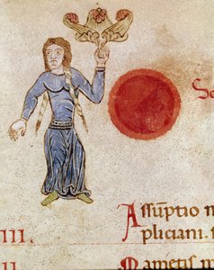 Rappresentazione allegorica del mese di agosto