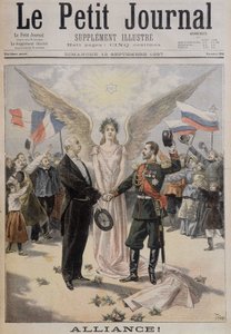 Alleanza (tra Francia e Russia) - Copertina di "Le Petit Journal" del 12 settembre da Unknown artist