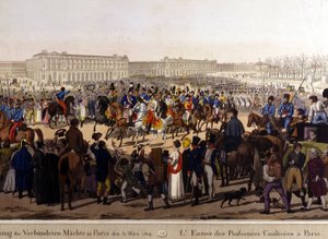 Gli Alleati entrano a Parigi il 31 marzo 1814 (Russia Alessandro I, l
