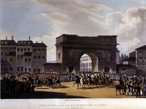 Gli alleati entrano a Parigi il 31 marzo 1814 (Russia Alessandro I, l