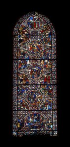 Finestra del deambulatorio (vetrata) da Unknown artist