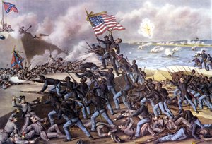 Guerra Civile Americana (1861 - 1865): attacco a Fort Wagner sull