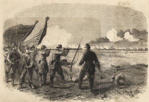 Guerra Civile Americana Battaglia di Cedar Creek, nella valle dello Shenandoah, il 18 ottobre 1864 - Guerra di Secessione (1861-1865) o Guerra Civile Americana: 19 ottobre da Unknown artist
