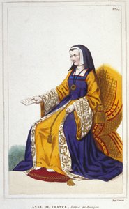Anna di Beaujeu o Anna di Francia, principessa francese (1460-1522). Figlia maggiore del delfino Luigi, futuro Luigi XI, governò con l