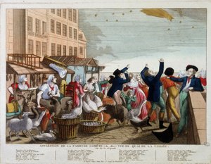 Apparizione della famosa cometa (1811) vista dal Quai de la Vallée a Parigi - canzone sull