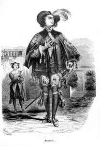 Aramis - in "I tre moschettieri" di Alexandre Dumas Padre. da Unknown artist